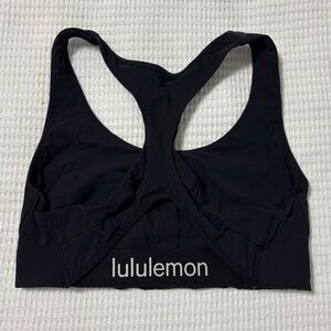 lululemon athletica Black Racerback Sports Bra